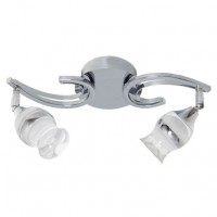 Distribuidor - Lâmpadas Diversas | Lâmpadas Modernas | LAMPARA 2X5W 4000K ZODIACO CROMO 800LM 22X37X12 Ref: 076652020